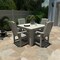 Highwood Usa Lehigh 5pc Square Outdoor Patio Furniture Dining Set AD-DNL44-HGR - alternate 3
